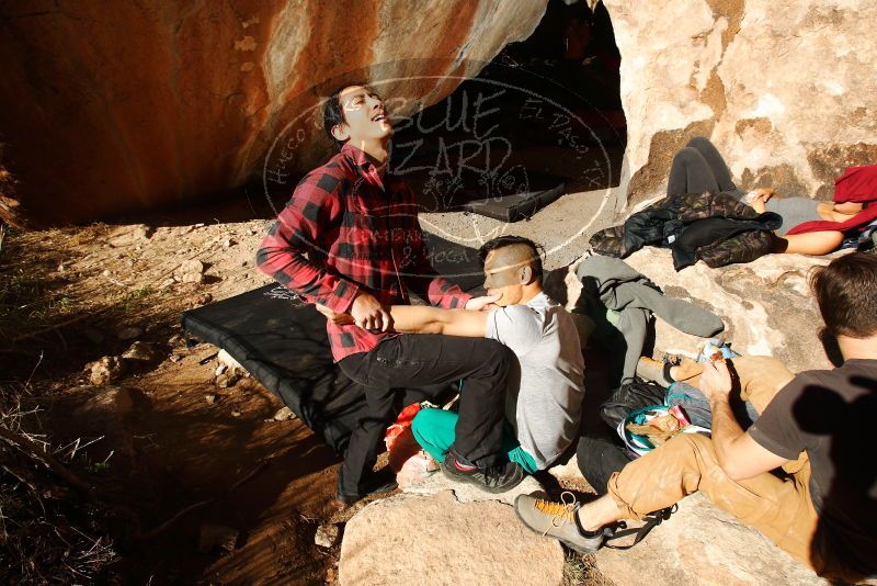 Bouldering in Hueco Tanks on 12/09/2018 with Blue Lizard Climbing and Yoga

Filename: SRM_20181209_1315590.jpg
Aperture: f/8.0
Shutter Speed: 1/250
Body: Canon EOS-1D Mark II
Lens: Canon EF 16-35mm f/2.8 L
