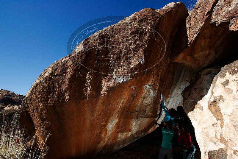 Bouldering in Hueco Tanks on 12/09/2018 with Blue Lizard Climbing and Yoga

Filename: SRM_20181209_1350490.jpg
Aperture: f/5.6
Shutter Speed: 1/250
Body: Canon EOS-1D Mark II
Lens: Canon EF 16-35mm f/2.8 L