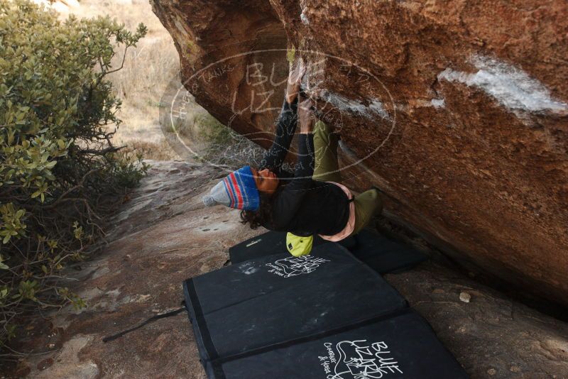 Bouldering in Hueco Tanks on 12/14/2018 with Blue Lizard Climbing and Yoga

Filename: SRM_20181214_1655430.jpg
Aperture: f/5.0
Shutter Speed: 1/250
Body: Canon EOS-1D Mark II
Lens: Canon EF 16-35mm f/2.8 L