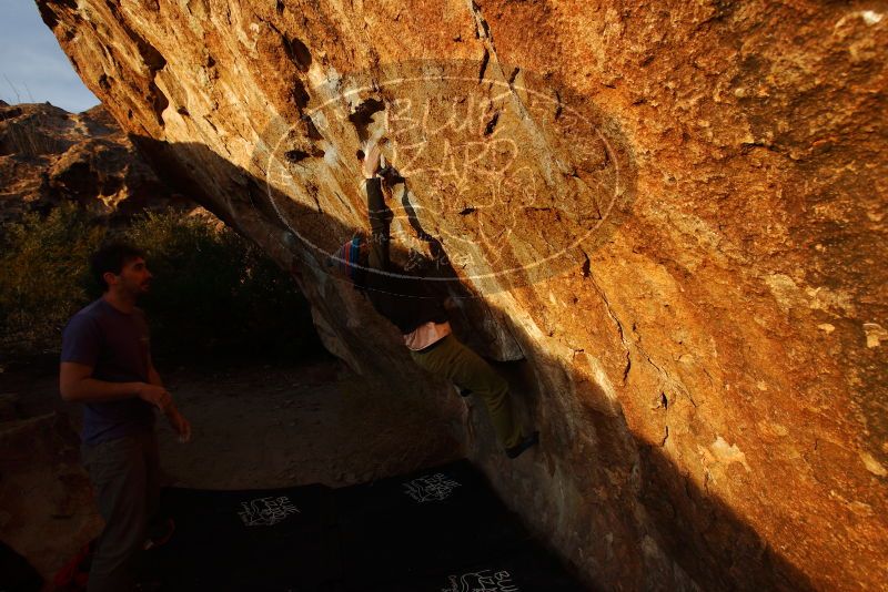 Bouldering in Hueco Tanks on 12/14/2018 with Blue Lizard Climbing and Yoga

Filename: SRM_20181214_1740070.jpg
Aperture: f/5.6
Shutter Speed: 1/320
Body: Canon EOS-1D Mark II
Lens: Canon EF 16-35mm f/2.8 L