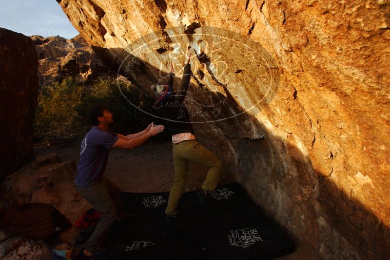 Bouldering in Hueco Tanks on 12/14/2018 with Blue Lizard Climbing and Yoga

Filename: SRM_20181214_1740111.jpg
Aperture: f/5.6
Shutter Speed: 1/200
Body: Canon EOS-1D Mark II
Lens: Canon EF 16-35mm f/2.8 L