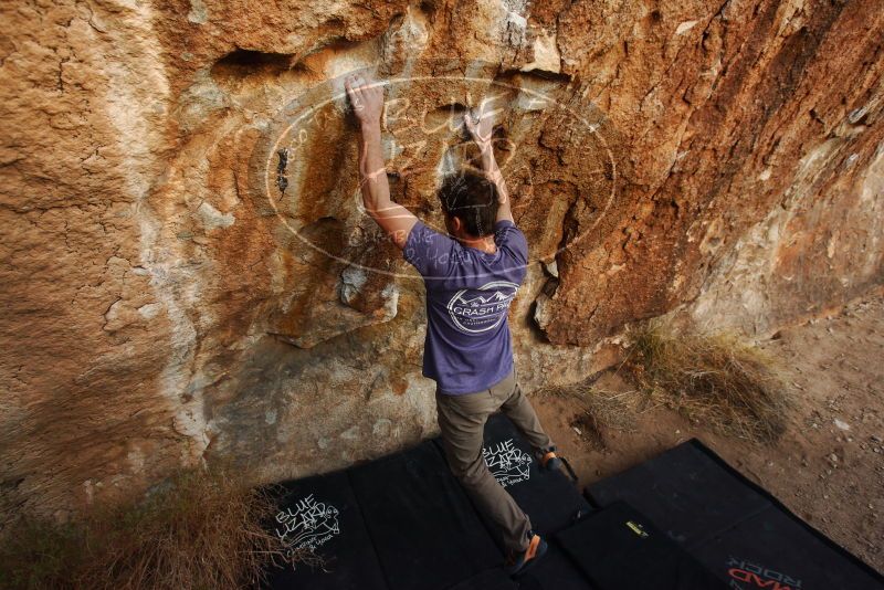 Bouldering in Hueco Tanks on 12/14/2018 with Blue Lizard Climbing and Yoga

Filename: SRM_20181214_1745230.jpg
Aperture: f/4.5
Shutter Speed: 1/200
Body: Canon EOS-1D Mark II
Lens: Canon EF 16-35mm f/2.8 L