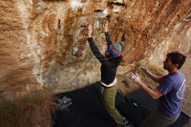 Bouldering in Hueco Tanks on 12/14/2018 with Blue Lizard Climbing and Yoga

Filename: SRM_20181214_1747291.jpg
Aperture: f/4.5
Shutter Speed: 1/200
Body: Canon EOS-1D Mark II
Lens: Canon EF 16-35mm f/2.8 L