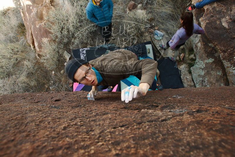 Bouldering in Hueco Tanks on 12/21/2018 with Blue Lizard Climbing and Yoga

Filename: SRM_20181221_1143410.jpg
Aperture: f/5.6
Shutter Speed: 1/200
Body: Canon EOS-1D Mark II
Lens: Canon EF 16-35mm f/2.8 L