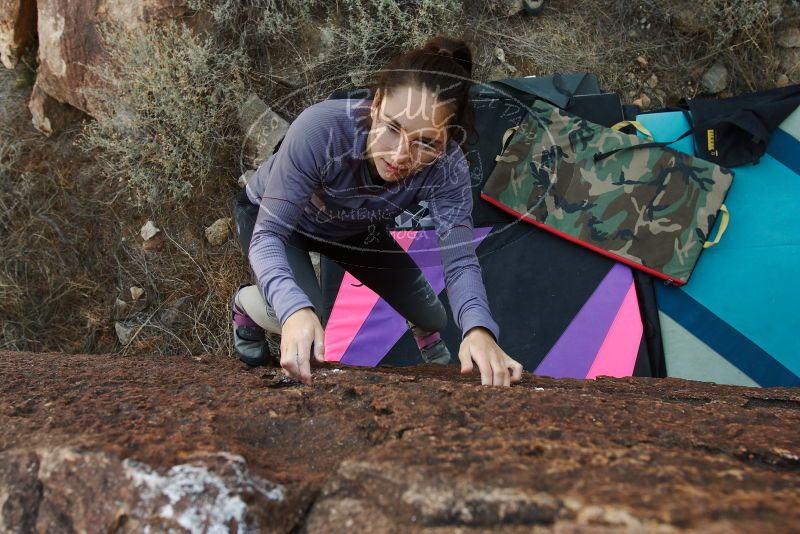 Bouldering in Hueco Tanks on 12/21/2018 with Blue Lizard Climbing and Yoga

Filename: SRM_20181221_1146280.jpg
Aperture: f/6.3
Shutter Speed: 1/200
Body: Canon EOS-1D Mark II
Lens: Canon EF 16-35mm f/2.8 L