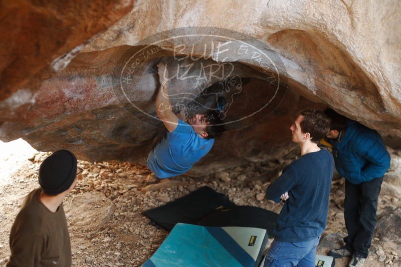 Bouldering in Hueco Tanks on 12/21/2018 with Blue Lizard Climbing and Yoga

Filename: SRM_20181221_1312560.jpg
Aperture: f/2.5
Shutter Speed: 1/250
Body: Canon EOS-1D Mark II
Lens: Canon EF 50mm f/1.8 II