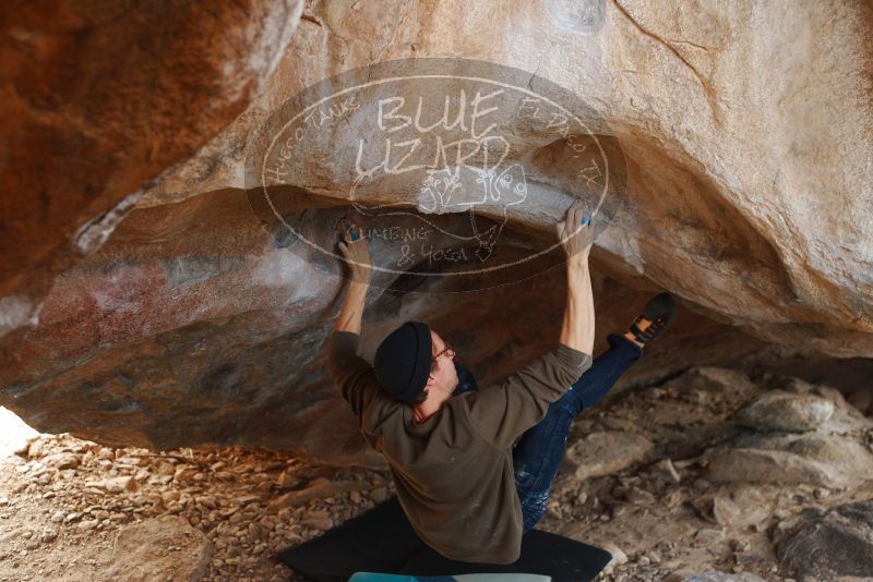 Bouldering in Hueco Tanks on 12/21/2018 with Blue Lizard Climbing and Yoga

Filename: SRM_20181221_1316430.jpg
Aperture: f/2.8
Shutter Speed: 1/250
Body: Canon EOS-1D Mark II
Lens: Canon EF 50mm f/1.8 II