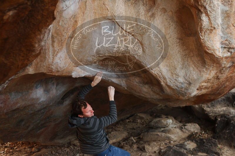 Bouldering in Hueco Tanks on 12/21/2018 with Blue Lizard Climbing and Yoga

Filename: SRM_20181221_1335410.jpg
Aperture: f/3.2
Shutter Speed: 1/250
Body: Canon EOS-1D Mark II
Lens: Canon EF 50mm f/1.8 II