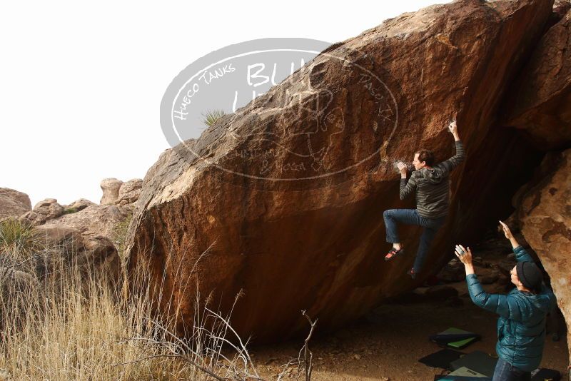 Bouldering in Hueco Tanks on 12/21/2018 with Blue Lizard Climbing and Yoga

Filename: SRM_20181221_1502551.jpg
Aperture: f/8.0
Shutter Speed: 1/250
Body: Canon EOS-1D Mark II
Lens: Canon EF 16-35mm f/2.8 L