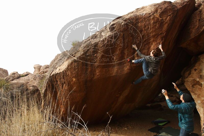 Bouldering in Hueco Tanks on 12/21/2018 with Blue Lizard Climbing and Yoga

Filename: SRM_20181221_1503000.jpg
Aperture: f/8.0
Shutter Speed: 1/250
Body: Canon EOS-1D Mark II
Lens: Canon EF 16-35mm f/2.8 L