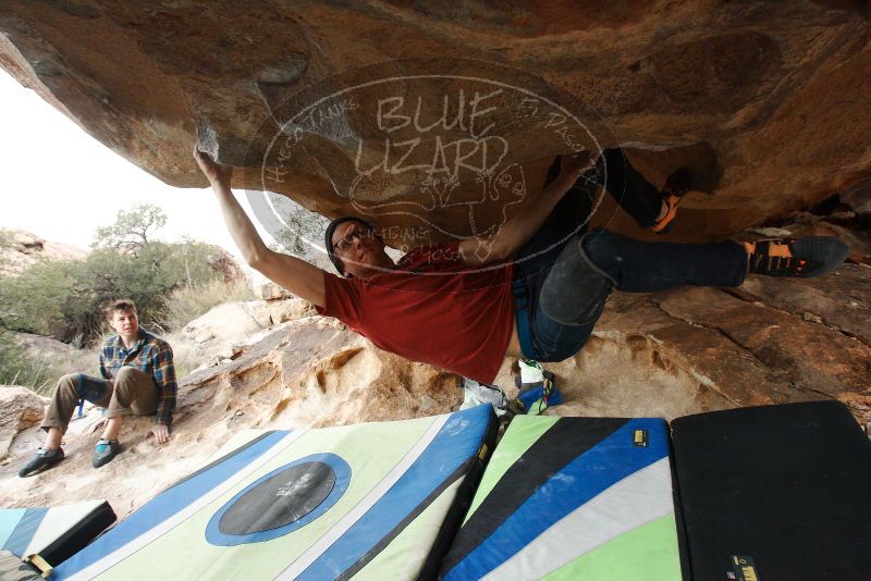 Bouldering in Hueco Tanks on 12/21/2018 with Blue Lizard Climbing and Yoga

Filename: SRM_20181221_1606450.jpg
Aperture: f/6.3
Shutter Speed: 1/250
Body: Canon EOS-1D Mark II
Lens: Canon EF 16-35mm f/2.8 L
