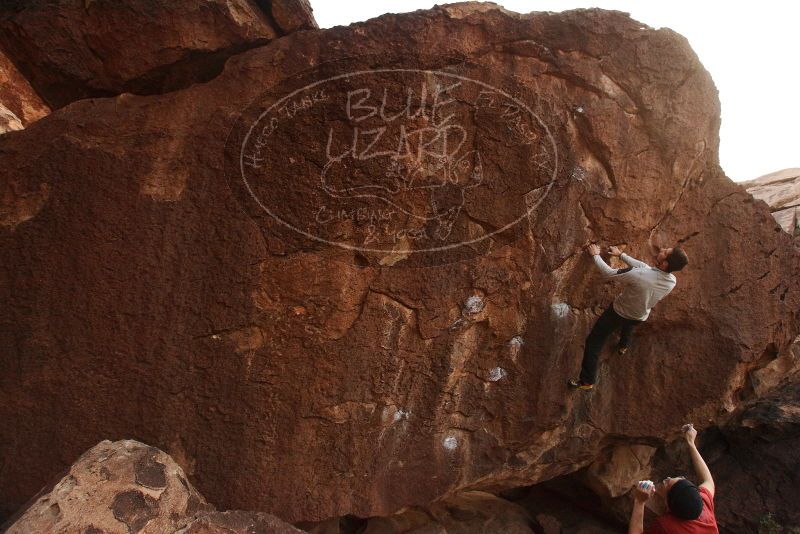 Bouldering in Hueco Tanks on 12/21/2018 with Blue Lizard Climbing and Yoga

Filename: SRM_20181221_1750130.jpg
Aperture: f/4.5
Shutter Speed: 1/250
Body: Canon EOS-1D Mark II
Lens: Canon EF 16-35mm f/2.8 L