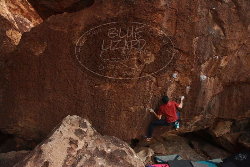 Bouldering in Hueco Tanks on 12/21/2018 with Blue Lizard Climbing and Yoga

Filename: SRM_20181221_1751110.jpg
Aperture: f/4.0
Shutter Speed: 1/250
Body: Canon EOS-1D Mark II
Lens: Canon EF 16-35mm f/2.8 L