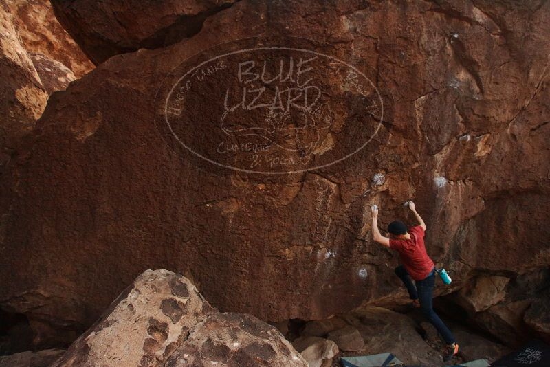 Bouldering in Hueco Tanks on 12/21/2018 with Blue Lizard Climbing and Yoga

Filename: SRM_20181221_1752150.jpg
Aperture: f/4.0
Shutter Speed: 1/250
Body: Canon EOS-1D Mark II
Lens: Canon EF 16-35mm f/2.8 L