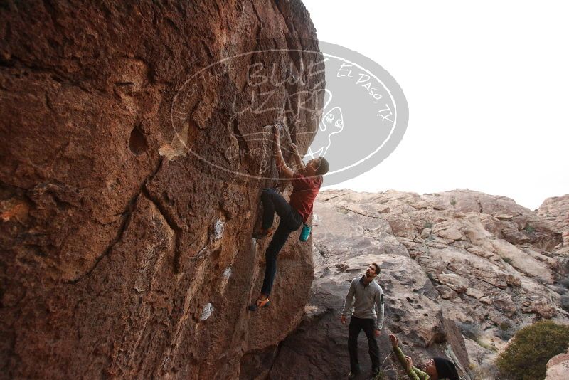 Bouldering in Hueco Tanks on 12/21/2018 with Blue Lizard Climbing and Yoga

Filename: SRM_20181221_1753580.jpg
Aperture: f/4.0
Shutter Speed: 1/200
Body: Canon EOS-1D Mark II
Lens: Canon EF 16-35mm f/2.8 L