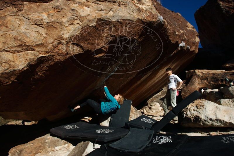 Bouldering in Hueco Tanks on 12/22/2018 with Blue Lizard Climbing and Yoga

Filename: SRM_20181222_1208430.jpg
Aperture: f/9.0
Shutter Speed: 1/250
Body: Canon EOS-1D Mark II
Lens: Canon EF 16-35mm f/2.8 L
