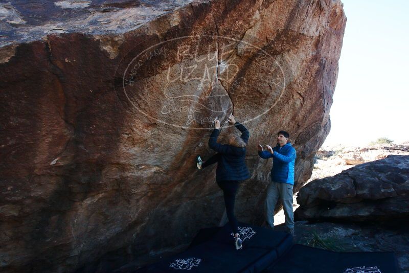 Bouldering in Hueco Tanks on 12/22/2018 with Blue Lizard Climbing and Yoga

Filename: SRM_20181222_1241420.jpg
Aperture: f/5.6
Shutter Speed: 1/250
Body: Canon EOS-1D Mark II
Lens: Canon EF 16-35mm f/2.8 L
