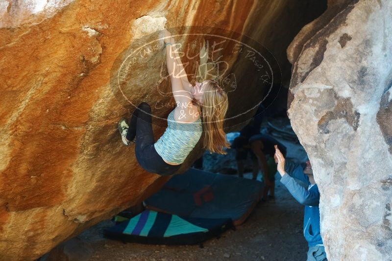 Bouldering in Hueco Tanks on 12/22/2018 with Blue Lizard Climbing and Yoga

Filename: SRM_20181222_1731220.jpg
Aperture: f/2.8
Shutter Speed: 1/400
Body: Canon EOS-1D Mark II
Lens: Canon EF 50mm f/1.8 II