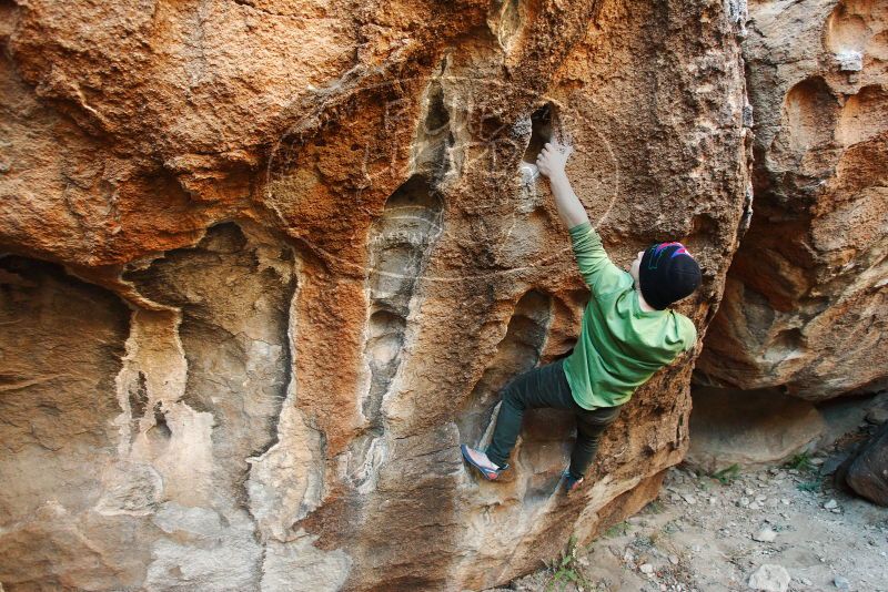 Bouldering in Hueco Tanks on 12/23/2018 with Blue Lizard Climbing and Yoga

Filename: SRM_20181223_1035500.jpg
Aperture: f/4.0
Shutter Speed: 1/100
Body: Canon EOS-1D Mark II
Lens: Canon EF 16-35mm f/2.8 L