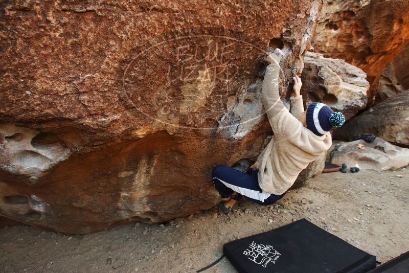 Bouldering in Hueco Tanks on 12/23/2018 with Blue Lizard Climbing and Yoga

Filename: SRM_20181223_1043230.jpg
Aperture: f/4.0
Shutter Speed: 1/320
Body: Canon EOS-1D Mark II
Lens: Canon EF 16-35mm f/2.8 L