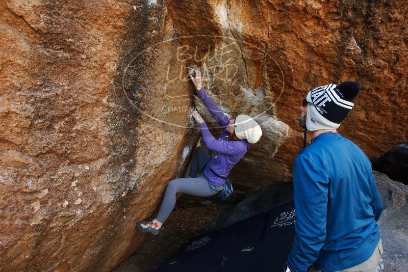 Bouldering in Hueco Tanks on 12/23/2018 with Blue Lizard Climbing and Yoga

Filename: SRM_20181223_1059100.jpg
Aperture: f/5.6
Shutter Speed: 1/160
Body: Canon EOS-1D Mark II
Lens: Canon EF 16-35mm f/2.8 L
