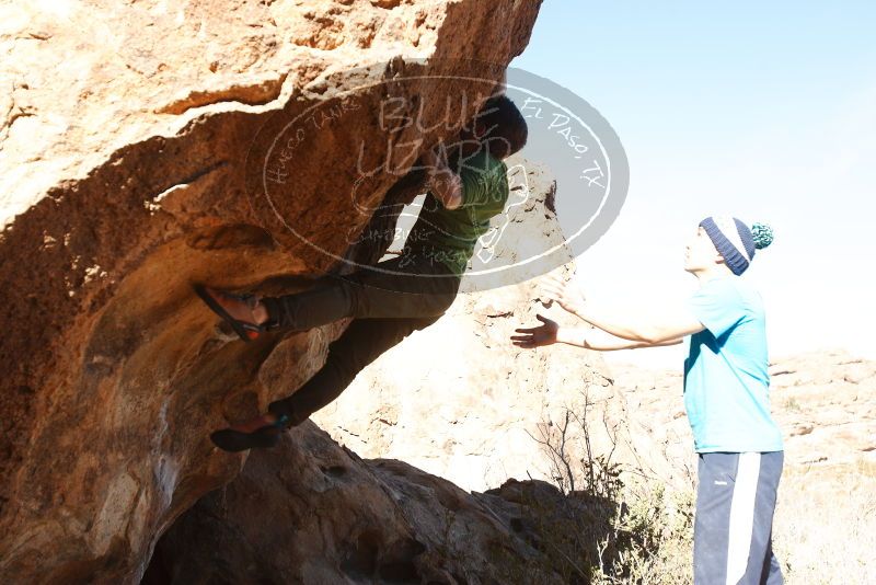 Bouldering in Hueco Tanks on 12/23/2018 with Blue Lizard Climbing and Yoga

Filename: SRM_20181223_1347490.jpg
Aperture: f/4.0
Shutter Speed: 1/800
Body: Canon EOS-1D Mark II
Lens: Canon EF 16-35mm f/2.8 L