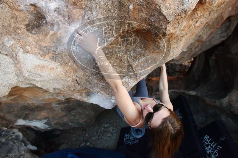 Bouldering in Hueco Tanks on 12/23/2018 with Blue Lizard Climbing and Yoga

Filename: SRM_20181223_1429050.jpg
Aperture: f/5.0
Shutter Speed: 1/250
Body: Canon EOS-1D Mark II
Lens: Canon EF 16-35mm f/2.8 L