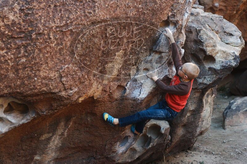 Bouldering in Hueco Tanks on 12/24/2018 with Blue Lizard Climbing and Yoga

Filename: SRM_20181224_1021160.jpg
Aperture: f/4.0
Shutter Speed: 1/250
Body: Canon EOS-1D Mark II
Lens: Canon EF 50mm f/1.8 II