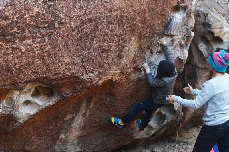 Bouldering in Hueco Tanks on 12/24/2018 with Blue Lizard Climbing and Yoga

Filename: SRM_20181224_1022590.jpg
Aperture: f/4.0
Shutter Speed: 1/200
Body: Canon EOS-1D Mark II
Lens: Canon EF 50mm f/1.8 II