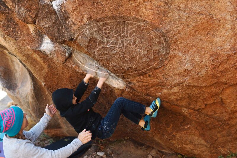 Bouldering in Hueco Tanks on 12/24/2018 with Blue Lizard Climbing and Yoga

Filename: SRM_20181224_1127130.jpg
Aperture: f/3.5
Shutter Speed: 1/250
Body: Canon EOS-1D Mark II
Lens: Canon EF 50mm f/1.8 II