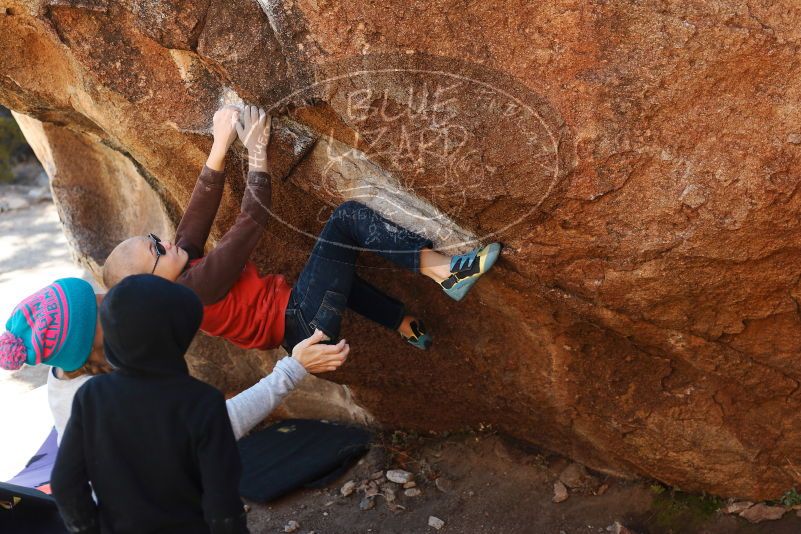 Bouldering in Hueco Tanks on 12/24/2018 with Blue Lizard Climbing and Yoga

Filename: SRM_20181224_1129110.jpg
Aperture: f/3.5
Shutter Speed: 1/320
Body: Canon EOS-1D Mark II
Lens: Canon EF 50mm f/1.8 II