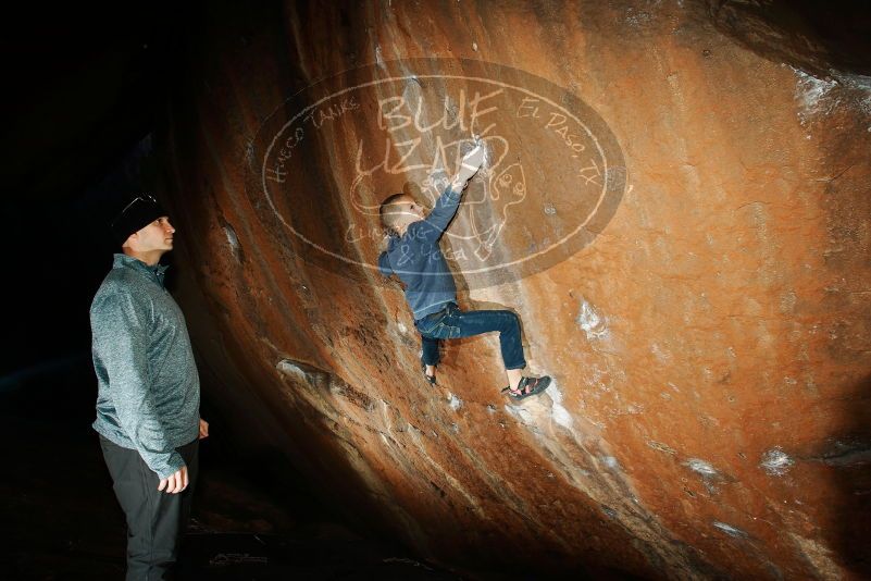 Bouldering in Hueco Tanks on 12/24/2018 with Blue Lizard Climbing and Yoga

Filename: SRM_20181224_1238540.jpg
Aperture: f/8.0
Shutter Speed: 1/250
Body: Canon EOS-1D Mark II
Lens: Canon EF 16-35mm f/2.8 L