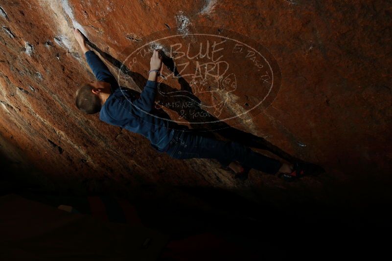 Bouldering in Hueco Tanks on 12/24/2018 with Blue Lizard Climbing and Yoga

Filename: SRM_20181224_1346530.jpg
Aperture: f/8.0
Shutter Speed: 1/250
Body: Canon EOS-1D Mark II
Lens: Canon EF 16-35mm f/2.8 L