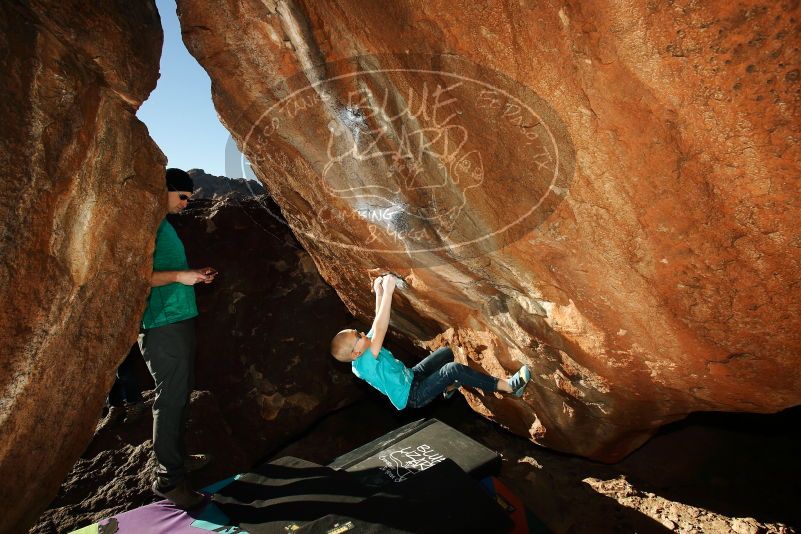 Bouldering in Hueco Tanks on 12/24/2018 with Blue Lizard Climbing and Yoga

Filename: SRM_20181224_1601540.jpg
Aperture: f/8.0
Shutter Speed: 1/250
Body: Canon EOS-1D Mark II
Lens: Canon EF 16-35mm f/2.8 L