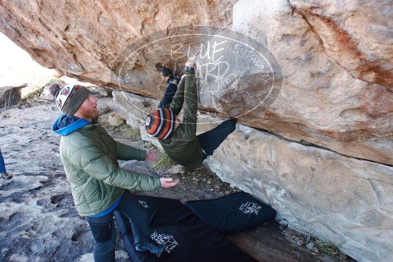 Bouldering in Hueco Tanks on 12/30/2018 with Blue Lizard Climbing and Yoga

Filename: SRM_20181230_1100280.jpg
Aperture: f/4.5
Shutter Speed: 1/200
Body: Canon EOS-1D Mark II
Lens: Canon EF 16-35mm f/2.8 L