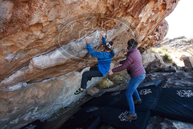 Bouldering in Hueco Tanks on 12/30/2018 with Blue Lizard Climbing and Yoga

Filename: SRM_20181230_1116570.jpg
Aperture: f/5.6
Shutter Speed: 1/250
Body: Canon EOS-1D Mark II
Lens: Canon EF 16-35mm f/2.8 L