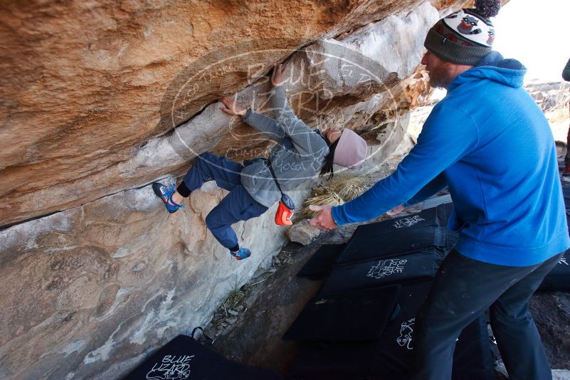 Bouldering in Hueco Tanks on 12/30/2018 with Blue Lizard Climbing and Yoga

Filename: SRM_20181230_1124271.jpg
Aperture: f/4.5
Shutter Speed: 1/250
Body: Canon EOS-1D Mark II
Lens: Canon EF 16-35mm f/2.8 L