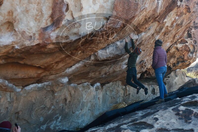 Bouldering in Hueco Tanks on 12/30/2018 with Blue Lizard Climbing and Yoga

Filename: SRM_20181230_1129580.jpg
Aperture: f/3.5
Shutter Speed: 1/400
Body: Canon EOS-1D Mark II
Lens: Canon EF 50mm f/1.8 II