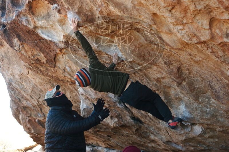 Bouldering in Hueco Tanks on 12/30/2018 with Blue Lizard Climbing and Yoga

Filename: SRM_20181230_1155261.jpg
Aperture: f/3.5
Shutter Speed: 1/320
Body: Canon EOS-1D Mark II
Lens: Canon EF 50mm f/1.8 II