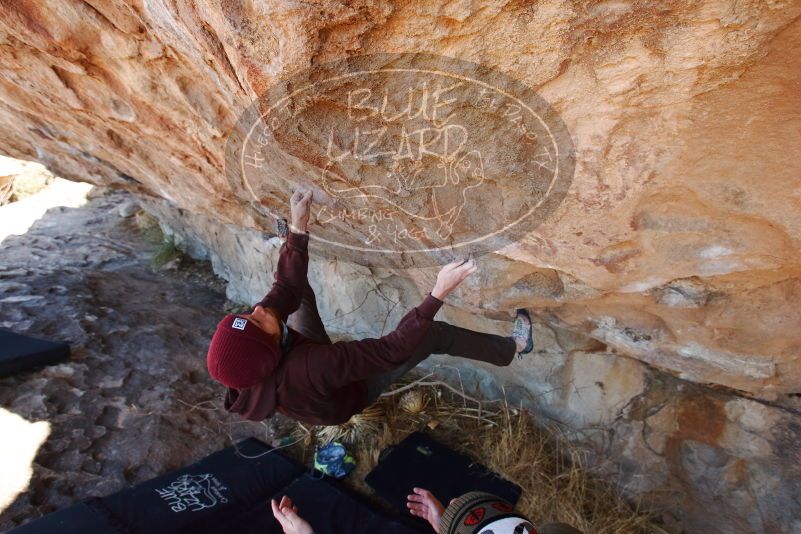 Bouldering in Hueco Tanks on 12/30/2018 with Blue Lizard Climbing and Yoga

Filename: SRM_20181230_1246010.jpg
Aperture: f/5.0
Shutter Speed: 1/250
Body: Canon EOS-1D Mark II
Lens: Canon EF 16-35mm f/2.8 L