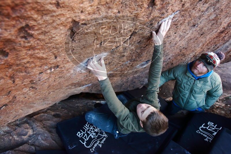 Bouldering in Hueco Tanks on 12/30/2018 with Blue Lizard Climbing and Yoga

Filename: SRM_20181230_1403020.jpg
Aperture: f/4.0
Shutter Speed: 1/250
Body: Canon EOS-1D Mark II
Lens: Canon EF 16-35mm f/2.8 L