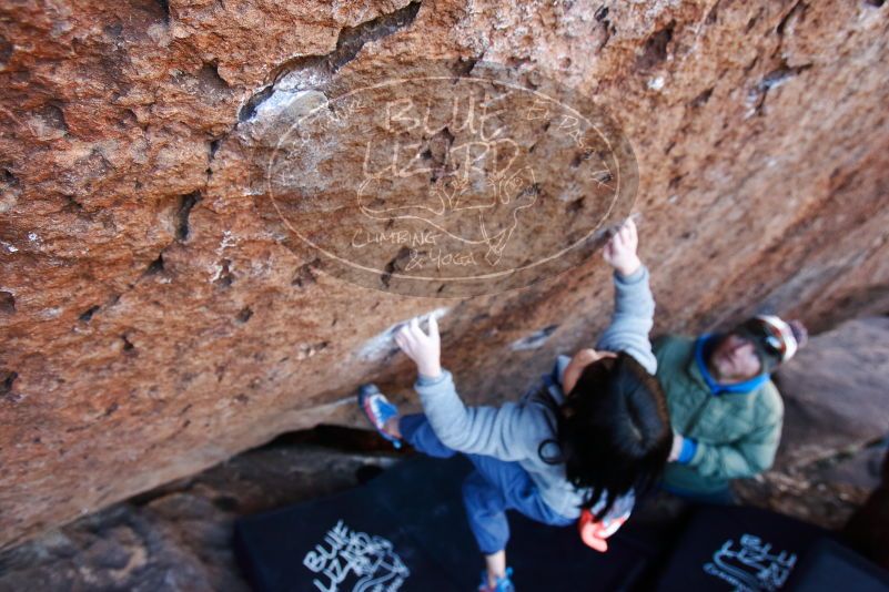 Bouldering in Hueco Tanks on 12/30/2018 with Blue Lizard Climbing and Yoga

Filename: SRM_20181230_1409080.jpg
Aperture: f/4.0
Shutter Speed: 1/250
Body: Canon EOS-1D Mark II
Lens: Canon EF 16-35mm f/2.8 L
