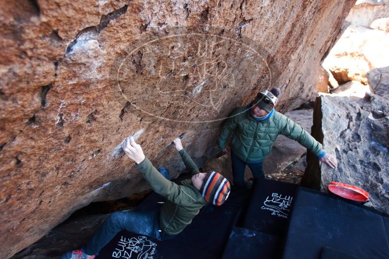 Bouldering in Hueco Tanks on 12/30/2018 with Blue Lizard Climbing and Yoga

Filename: SRM_20181230_1436390.jpg
Aperture: f/4.0
Shutter Speed: 1/250
Body: Canon EOS-1D Mark II
Lens: Canon EF 16-35mm f/2.8 L