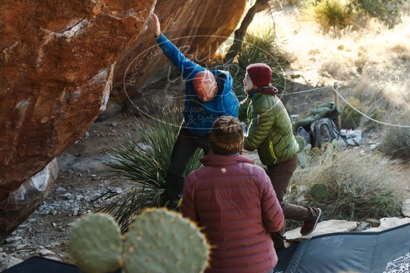 Bouldering in Hueco Tanks on 12/30/2018 with Blue Lizard Climbing and Yoga

Filename: SRM_20181230_1537400.jpg
Aperture: f/3.2
Shutter Speed: 1/400
Body: Canon EOS-1D Mark II
Lens: Canon EF 50mm f/1.8 II