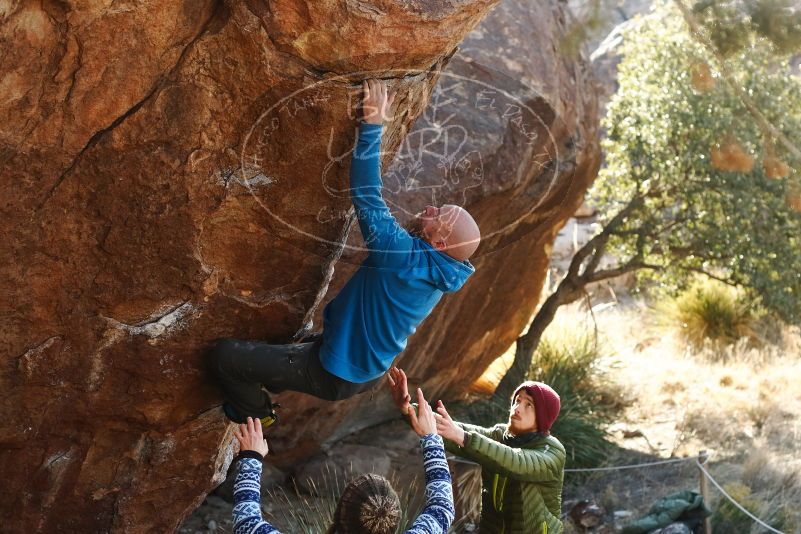 Bouldering in Hueco Tanks on 12/30/2018 with Blue Lizard Climbing and Yoga

Filename: SRM_20181230_1542040.jpg
Aperture: f/4.0
Shutter Speed: 1/320
Body: Canon EOS-1D Mark II
Lens: Canon EF 50mm f/1.8 II
