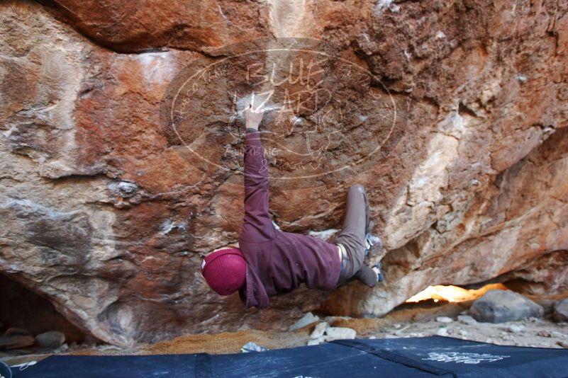 Bouldering in Hueco Tanks on 12/30/2018 with Blue Lizard Climbing and Yoga

Filename: SRM_20181230_1659540.jpg
Aperture: f/3.2
Shutter Speed: 1/200
Body: Canon EOS-1D Mark II
Lens: Canon EF 16-35mm f/2.8 L