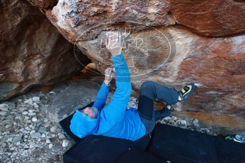 Bouldering in Hueco Tanks on 12/30/2018 with Blue Lizard Climbing and Yoga

Filename: SRM_20181230_1703570.jpg
Aperture: f/4.0
Shutter Speed: 1/200
Body: Canon EOS-1D Mark II
Lens: Canon EF 16-35mm f/2.8 L