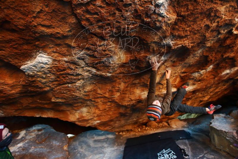 Bouldering in Hueco Tanks on 12/30/2018 with Blue Lizard Climbing and Yoga

Filename: SRM_20181230_1758050.jpg
Aperture: f/2.8
Shutter Speed: 1/80
Body: Canon EOS-1D Mark II
Lens: Canon EF 16-35mm f/2.8 L