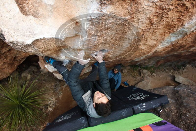 Bouldering in Hueco Tanks on 01/01/2019 with Blue Lizard Climbing and Yoga

Filename: SRM_20190101_1112170.jpg
Aperture: f/4.5
Shutter Speed: 1/200
Body: Canon EOS-1D Mark II
Lens: Canon EF 16-35mm f/2.8 L