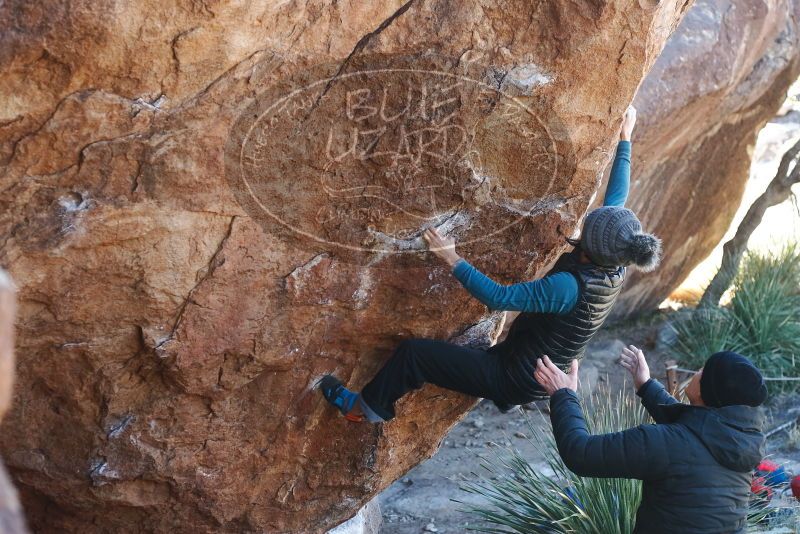 Bouldering in Hueco Tanks on 01/01/2019 with Blue Lizard Climbing and Yoga

Filename: SRM_20190101_1321480.jpg
Aperture: f/3.5
Shutter Speed: 1/250
Body: Canon EOS-1D Mark II
Lens: Canon EF 50mm f/1.8 II